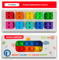 Building Block Crayon A0006-10SQ